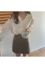 Long Sleeve  Vintage Blouse