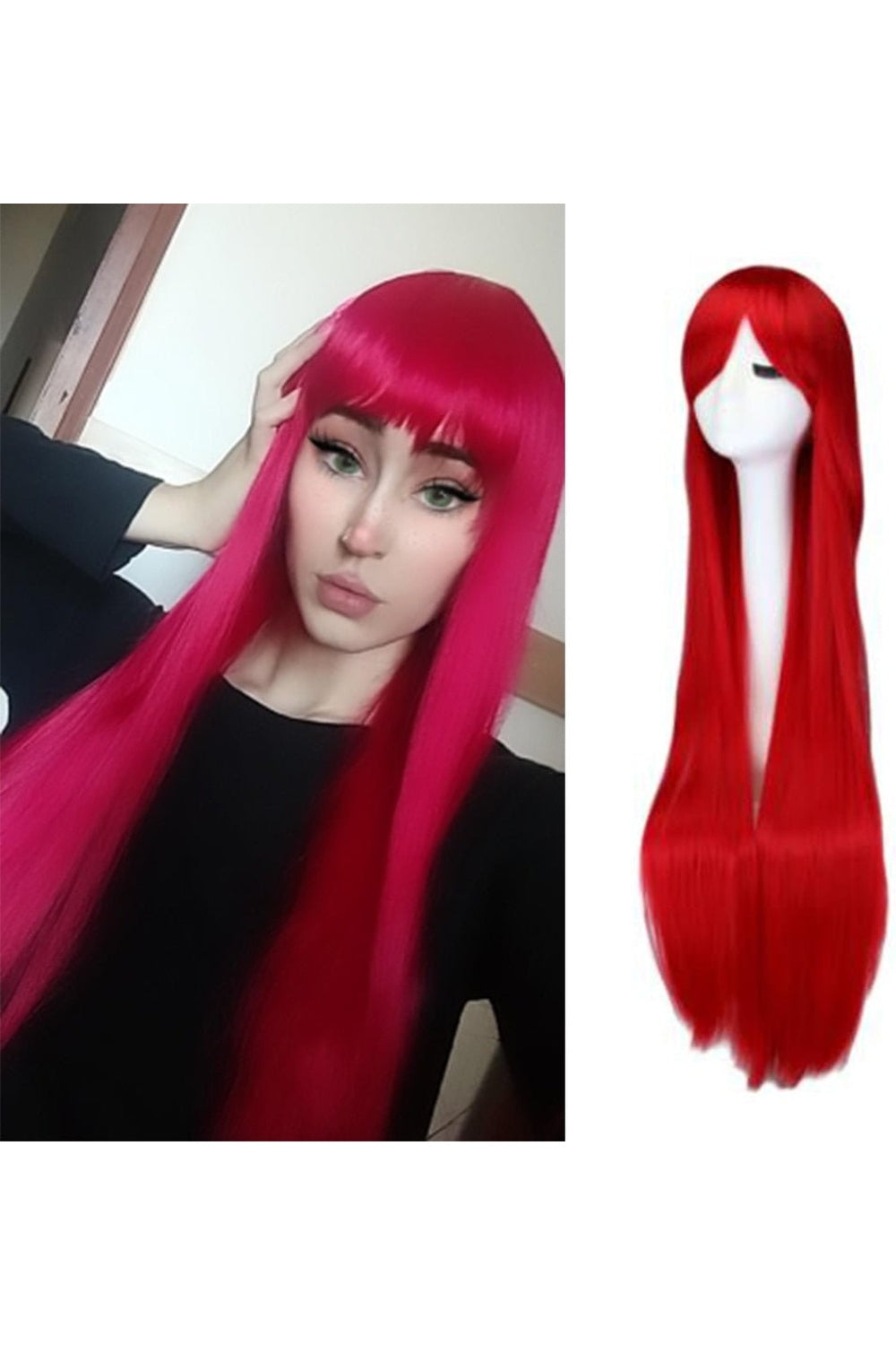 Long Straight Cosplay Wig