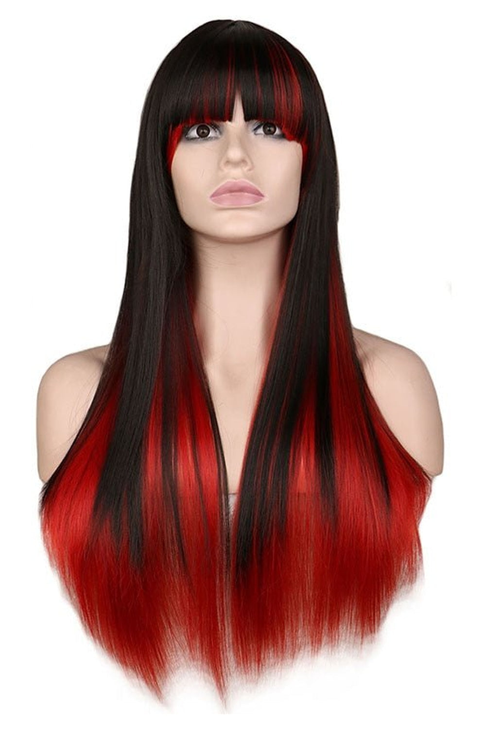 Long Straight Ombre Cosplay Wig