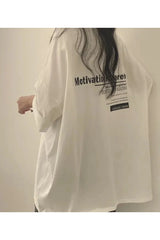 Loose Long Sleeve Hiphop  T-Shirt