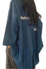 Loose Long Sleeve Hiphop  T-Shirt