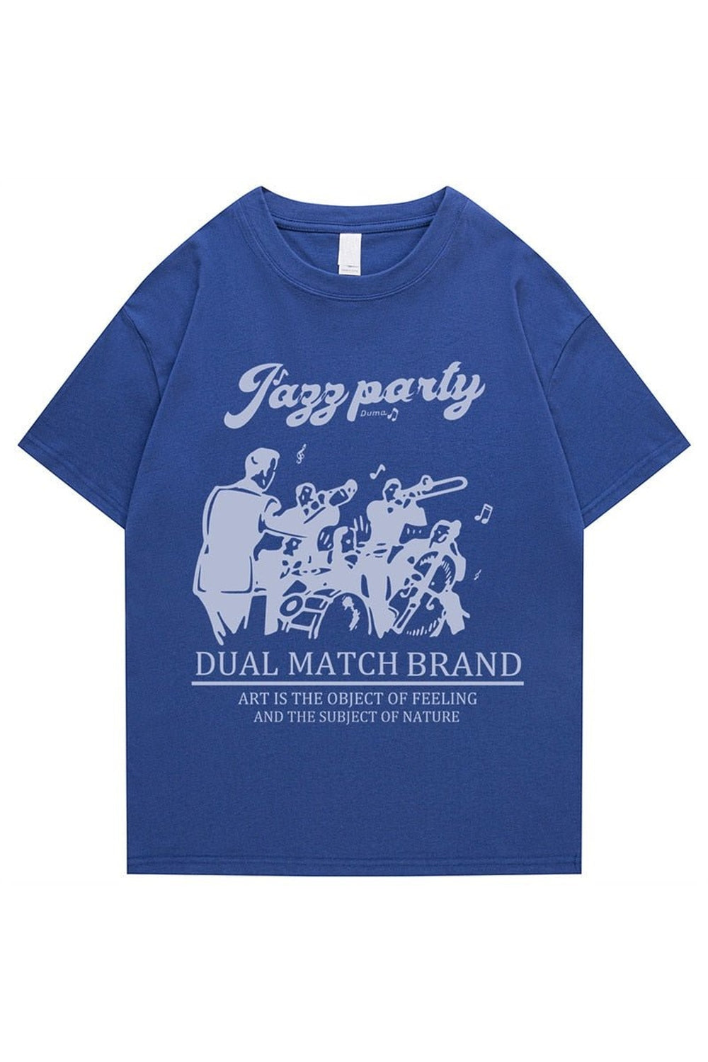 Lockeres T-Shirt mit Retro-Print 