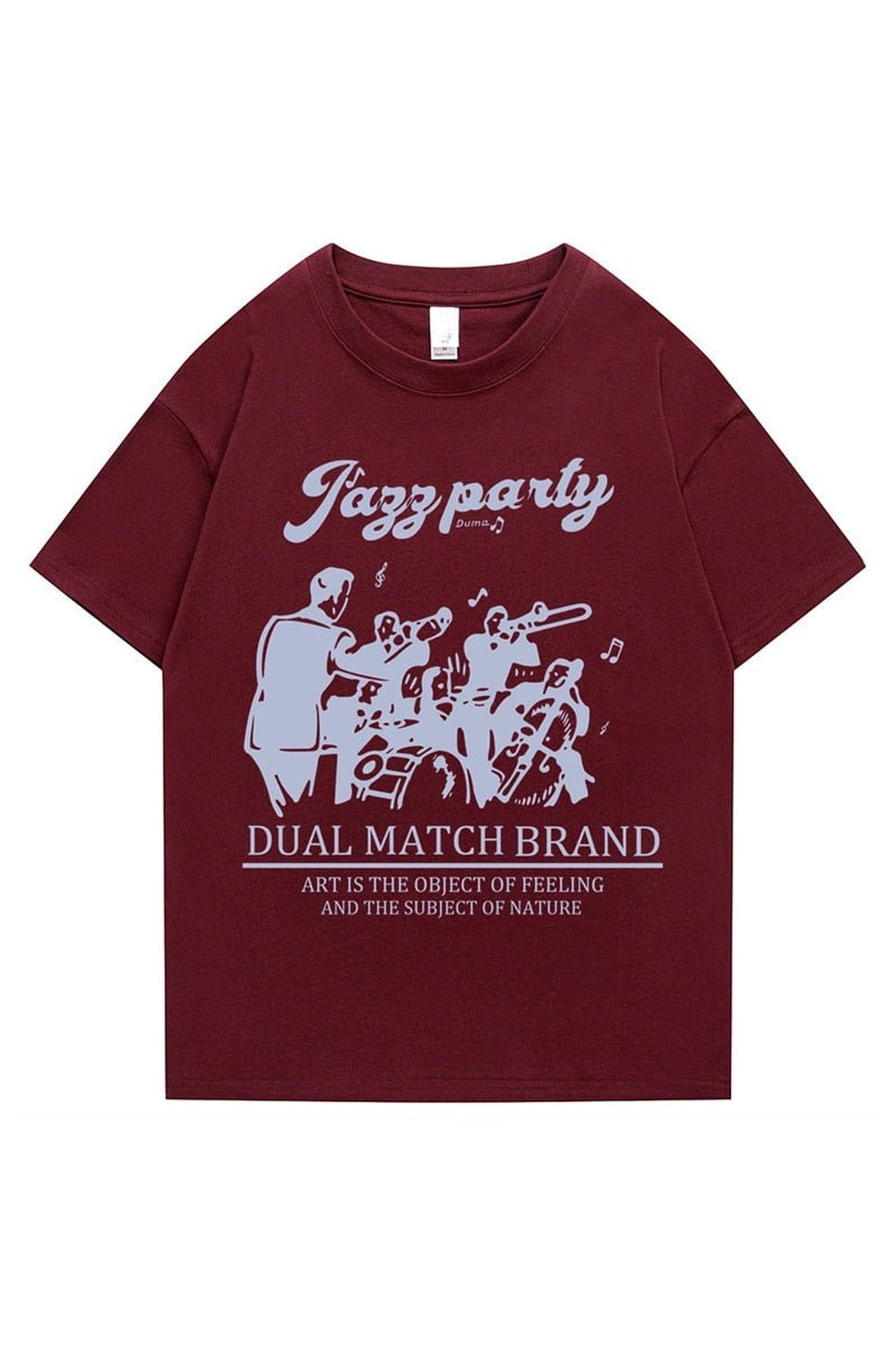 Lockeres T-Shirt mit Retro-Print 