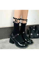 Low Tube Lace Dots Socks