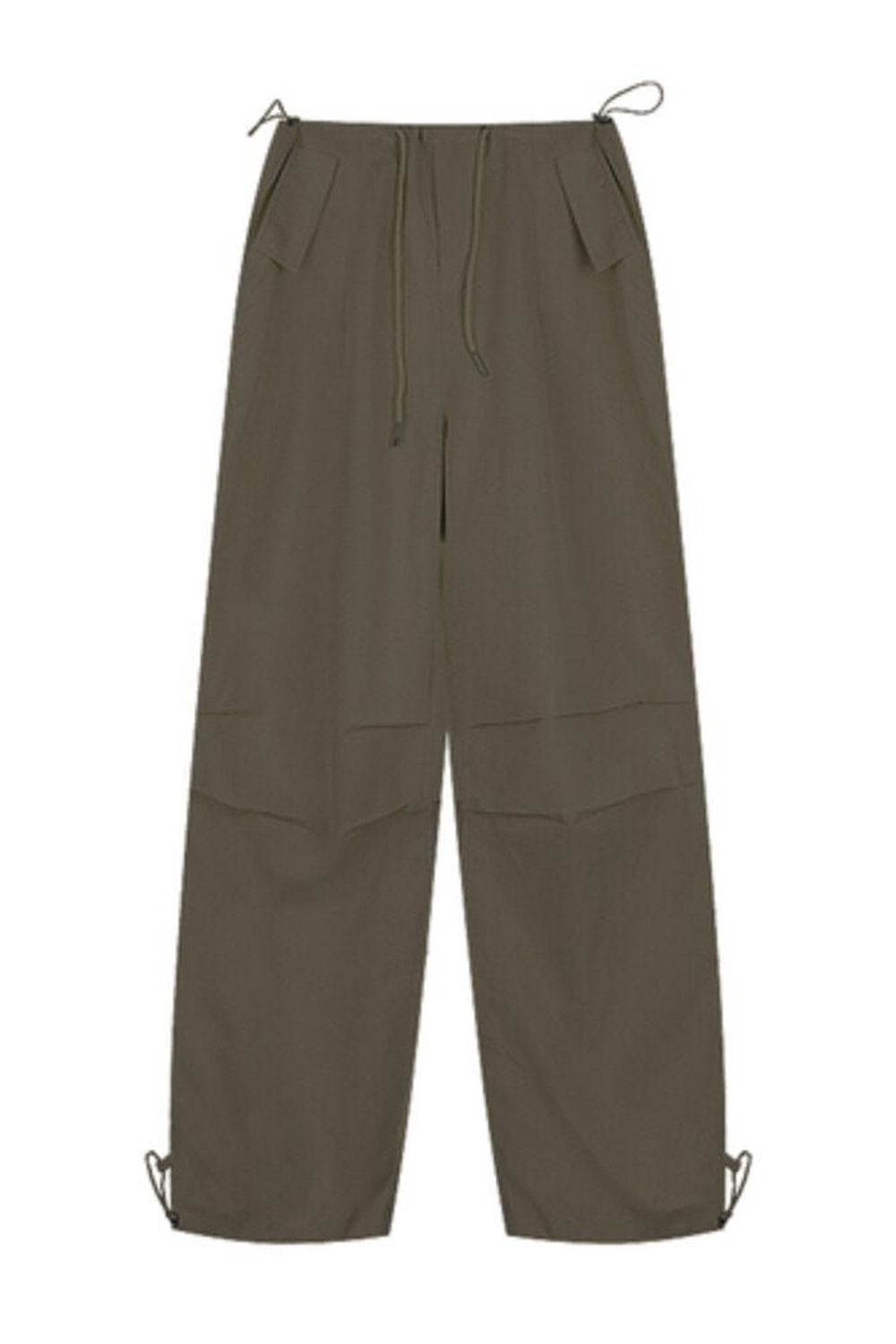 Baggy-Cargohose mit niedriger Taille