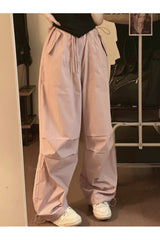 Baggy-Cargohose mit niedriger Taille