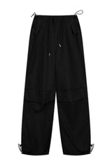 Baggy-Cargohose mit niedriger Taille