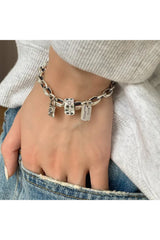 Lucky Charm Silver Bracelet