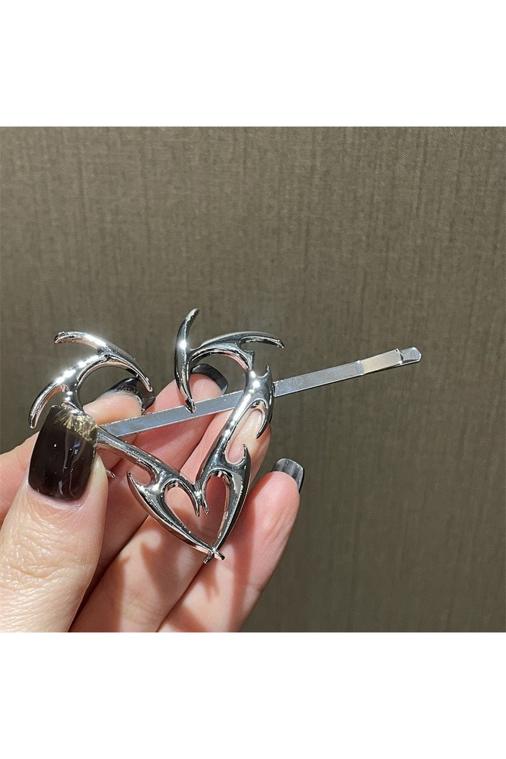 Metal Love Heart Hair Clip