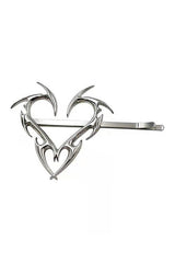 Metal Love Heart Hair Clip