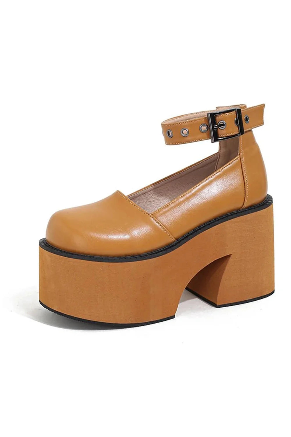 Midnight Edge Block Heel Shoes