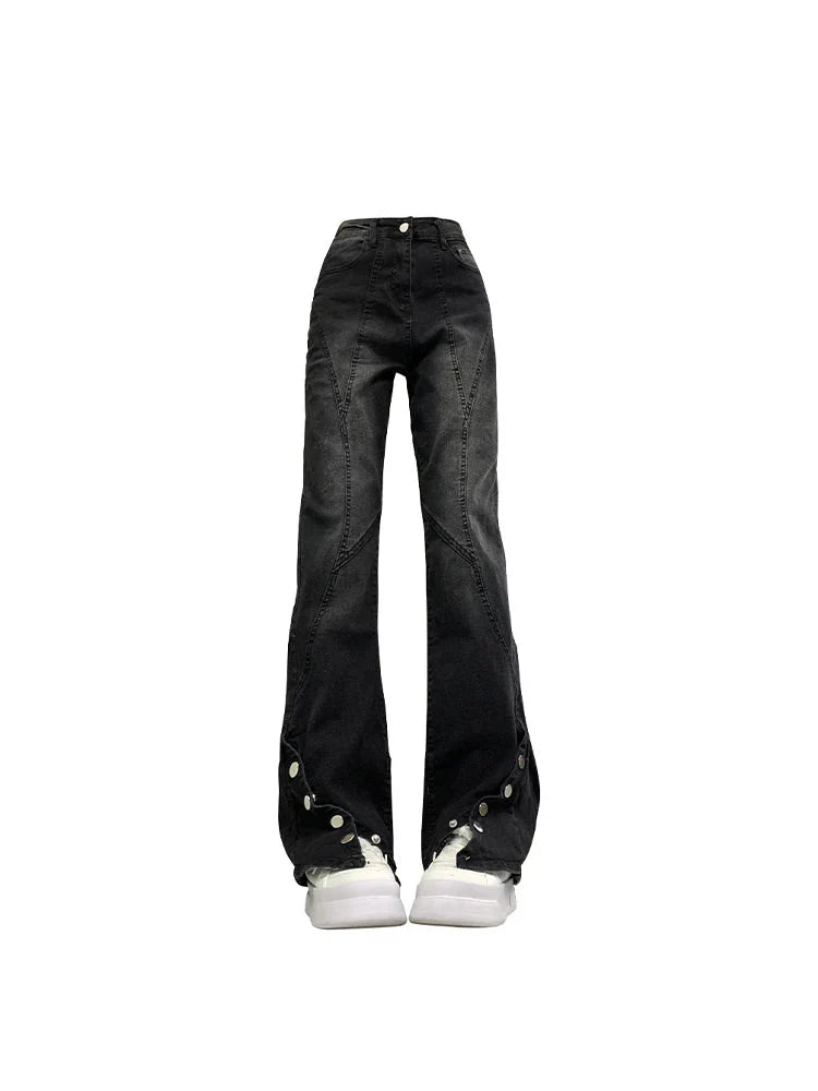 Midnight Flare Snap Jeans