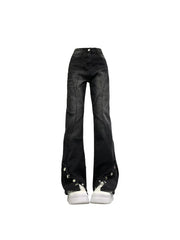 Midnight Flare Snap Jeans