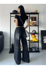 Fall Midnight Groove Wide Leg Jeans