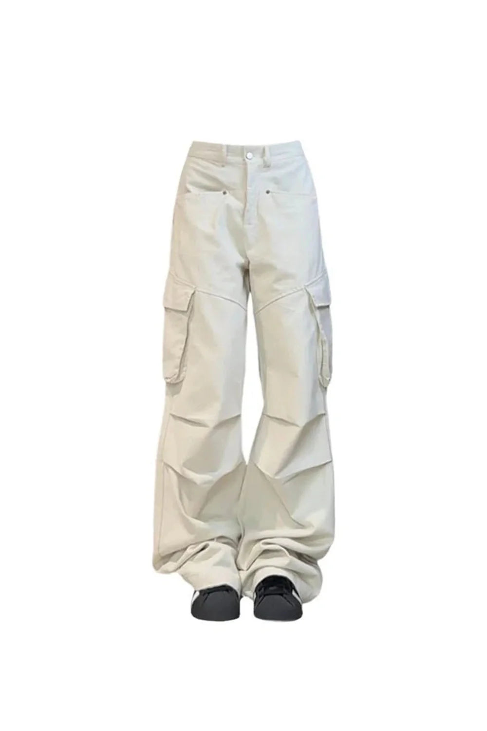 Minimalist Cargo Wide-Leg Pants