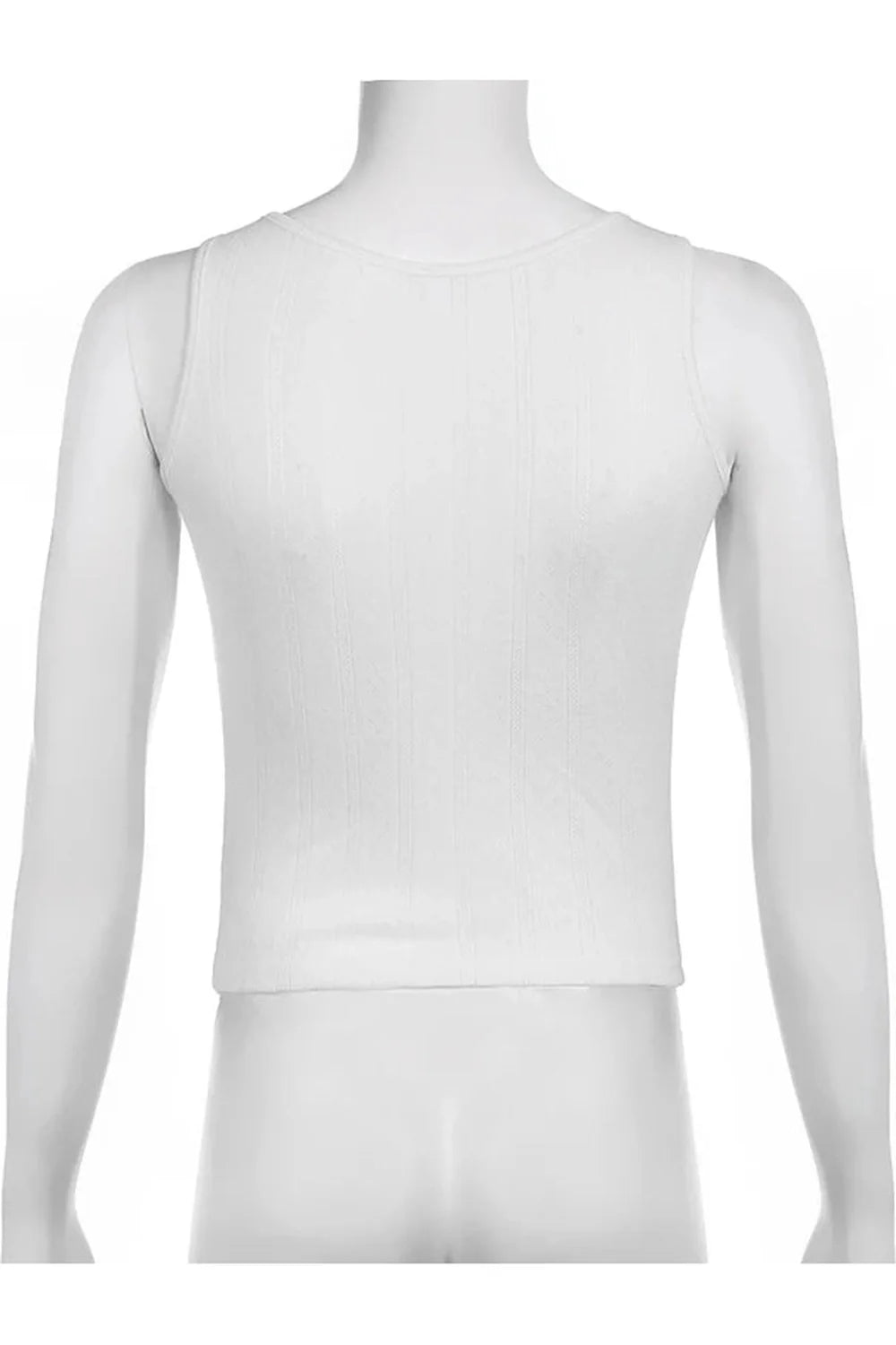 Monochrome Ribboned Elegance Top