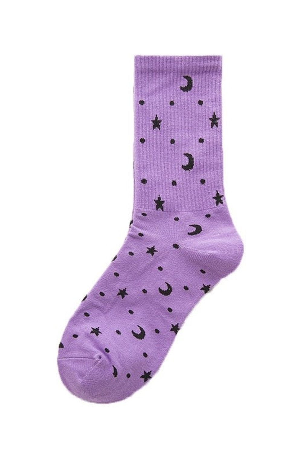 Moon Cotton Socks