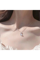 Collier en acier inoxydable Lune