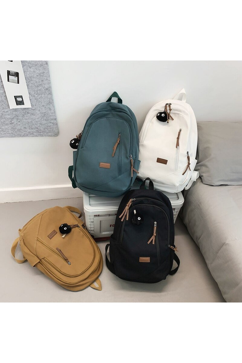 Multi Pocket Canvas Backpack