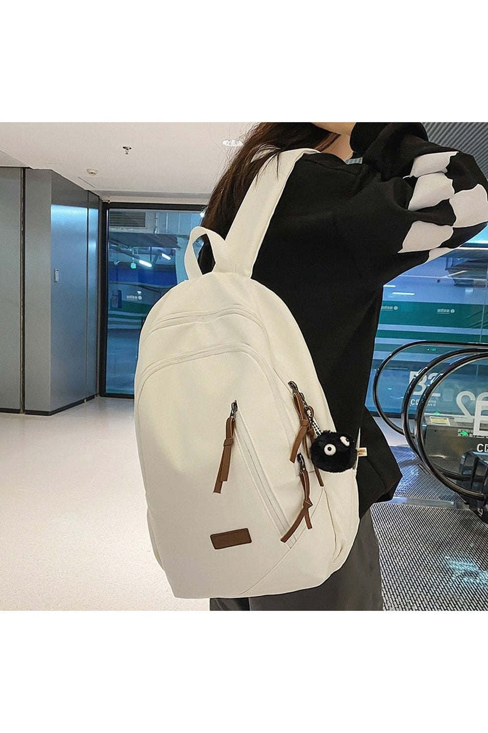 Multi Pocket Canvas Backpack