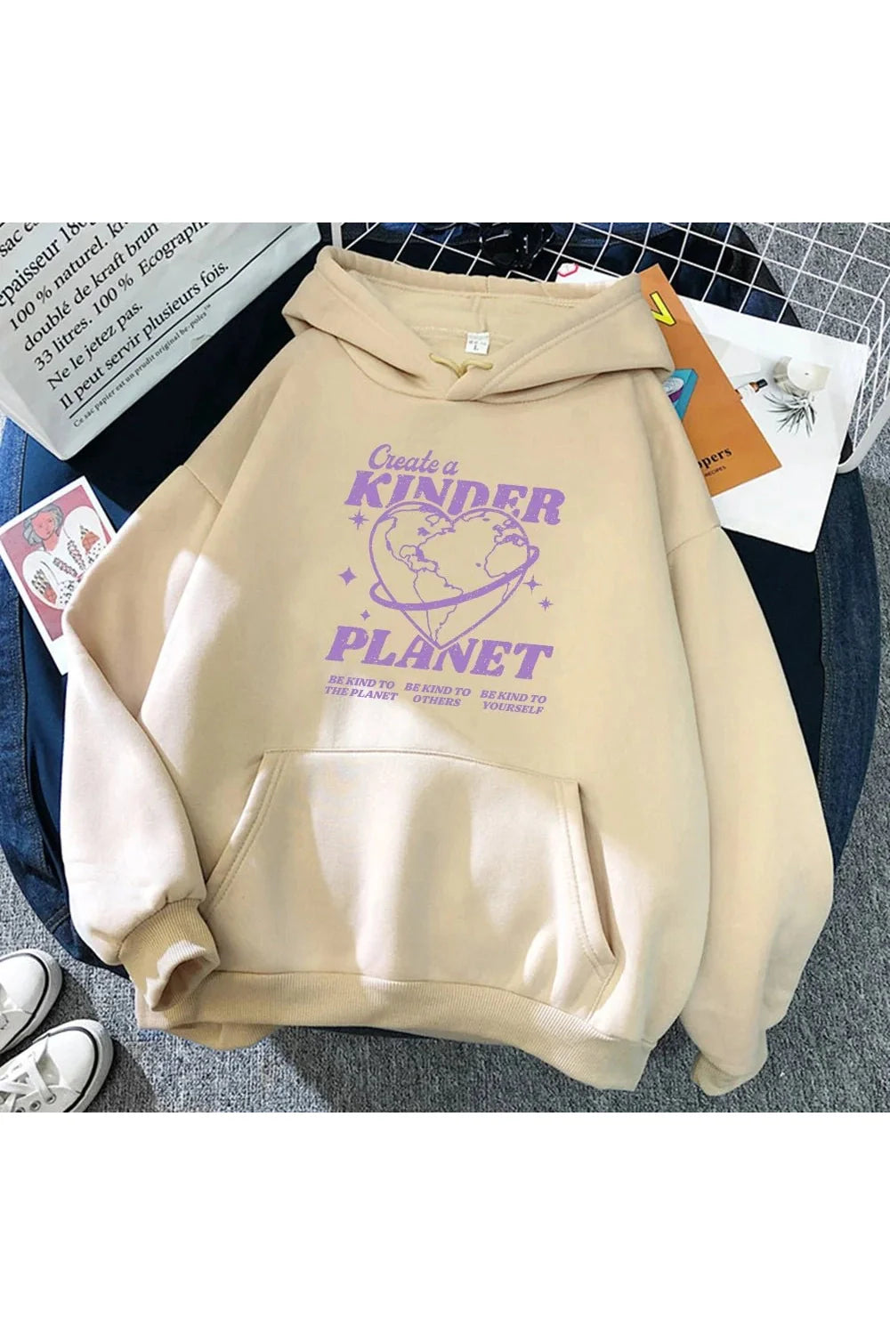 Fall Multicolor Planet Hoodie