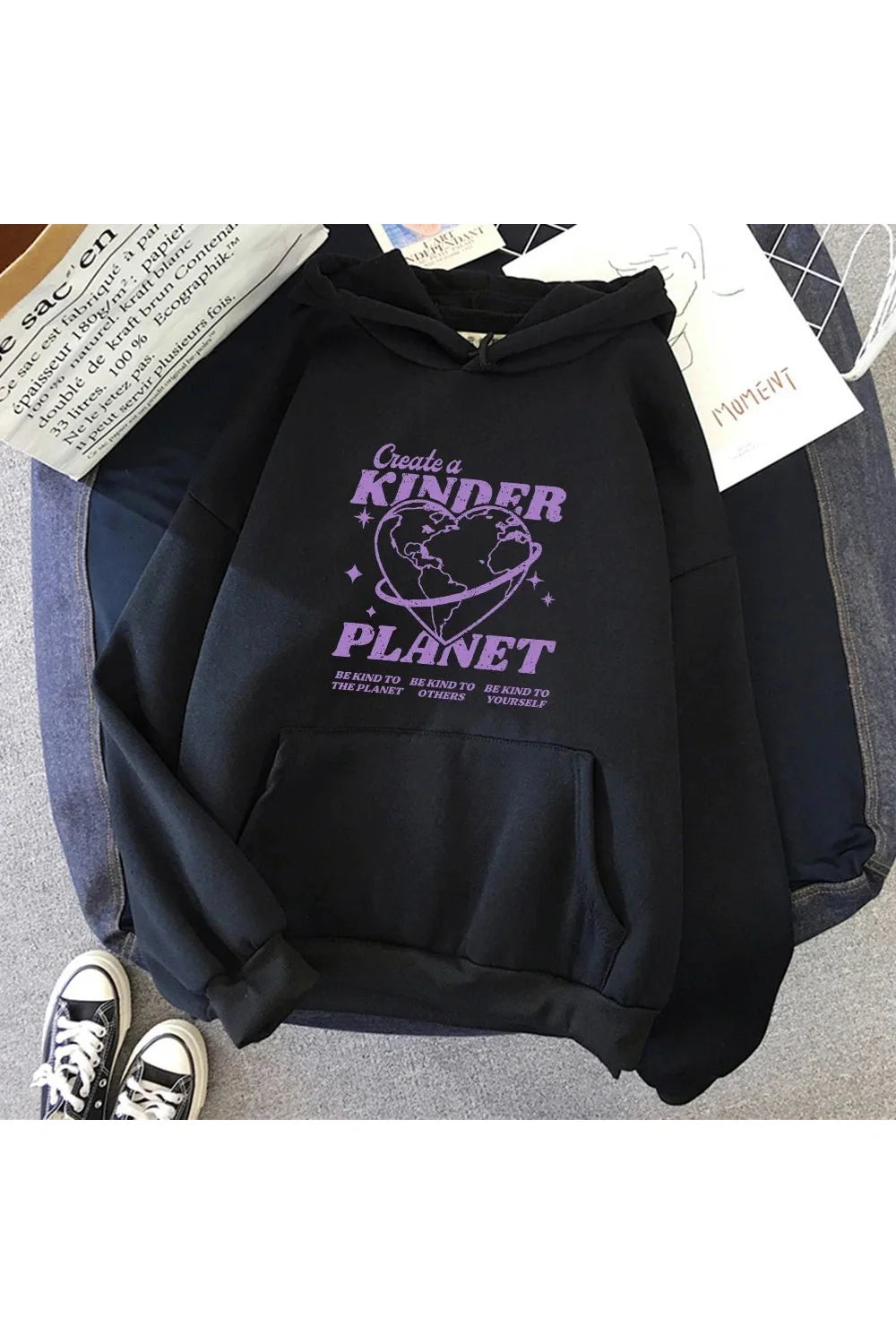 Fall Multicolor Planet Hoodie