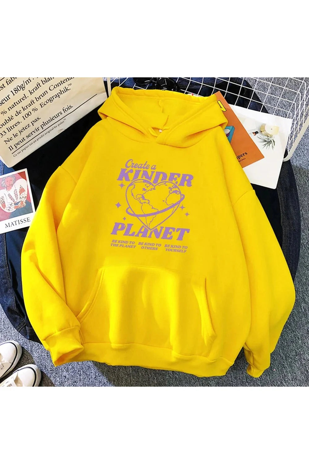 Fall Multicolor Planet Hoodie