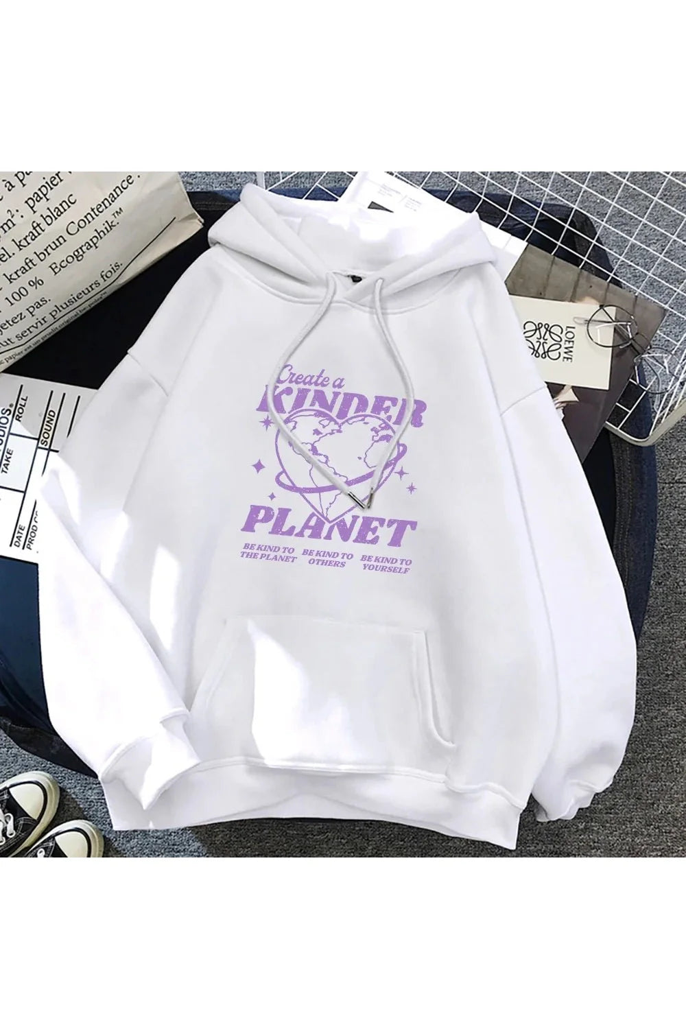 Fall Multicolor Planet Hoodie