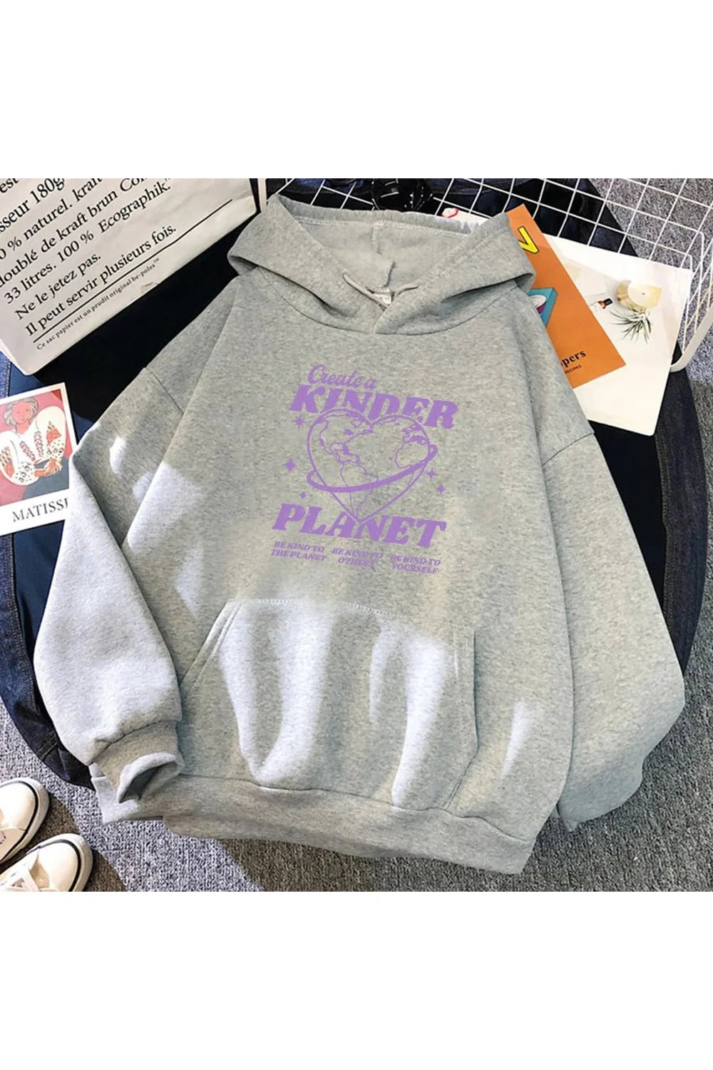 Fall Multicolor Planet Hoodie