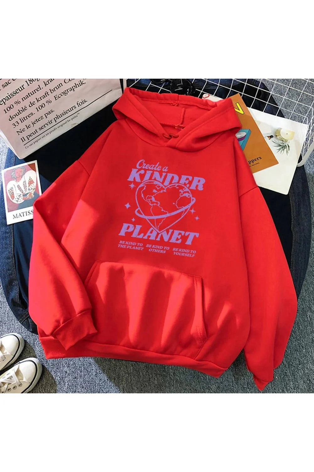 Fall Multicolor Planet Hoodie