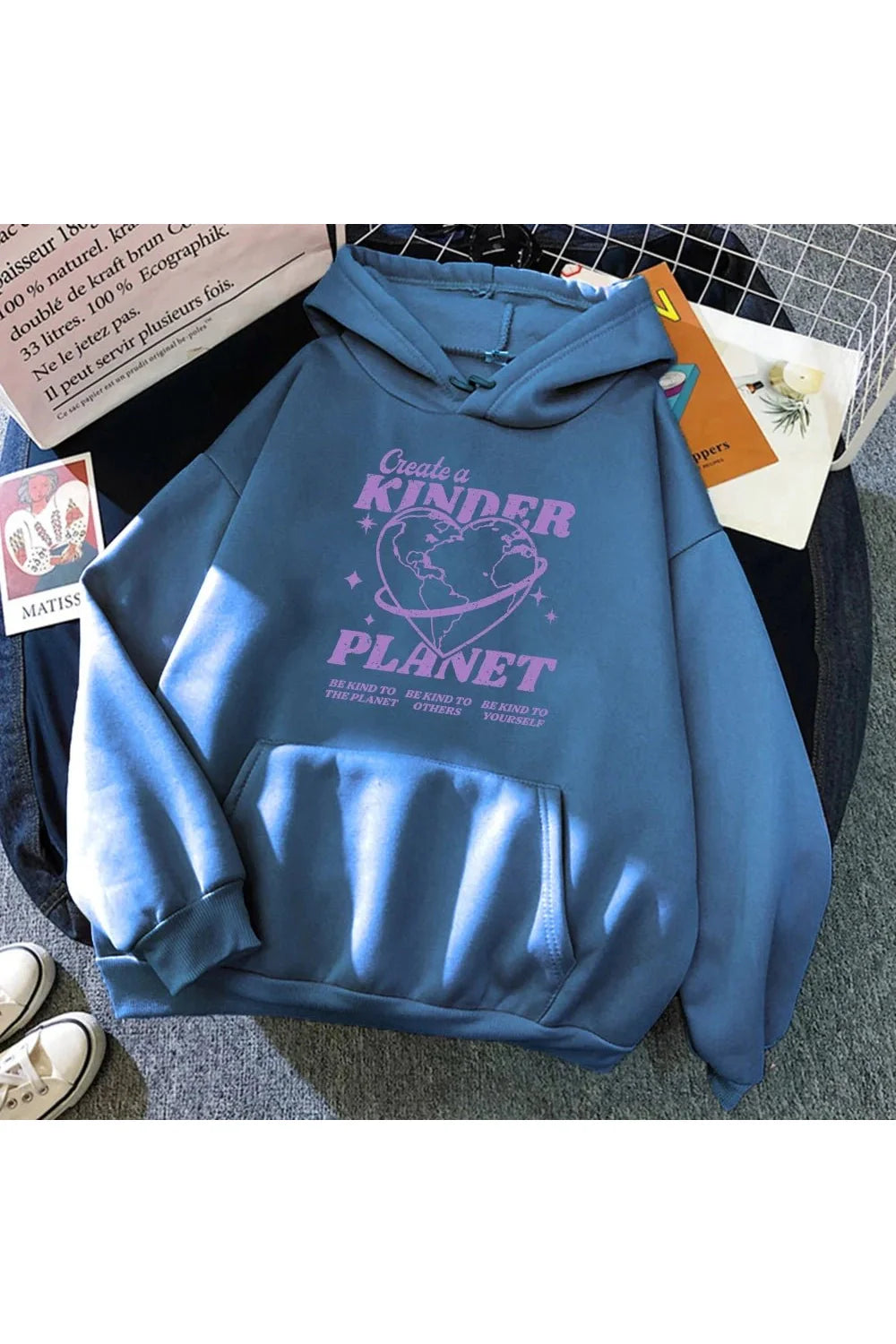 Fall Multicolor Planet Hoodie