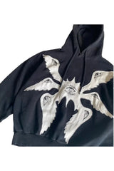 Fall Mystic Eyes Embroidered Hoodie