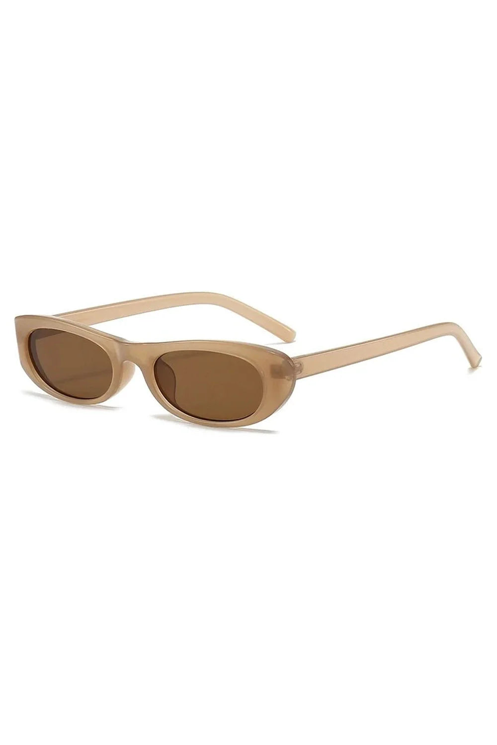 Narrow Frame Cat Eye Sunglasses