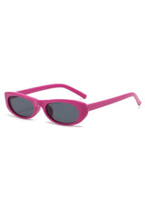 Narrow Frame Cat Eye Sunglasses