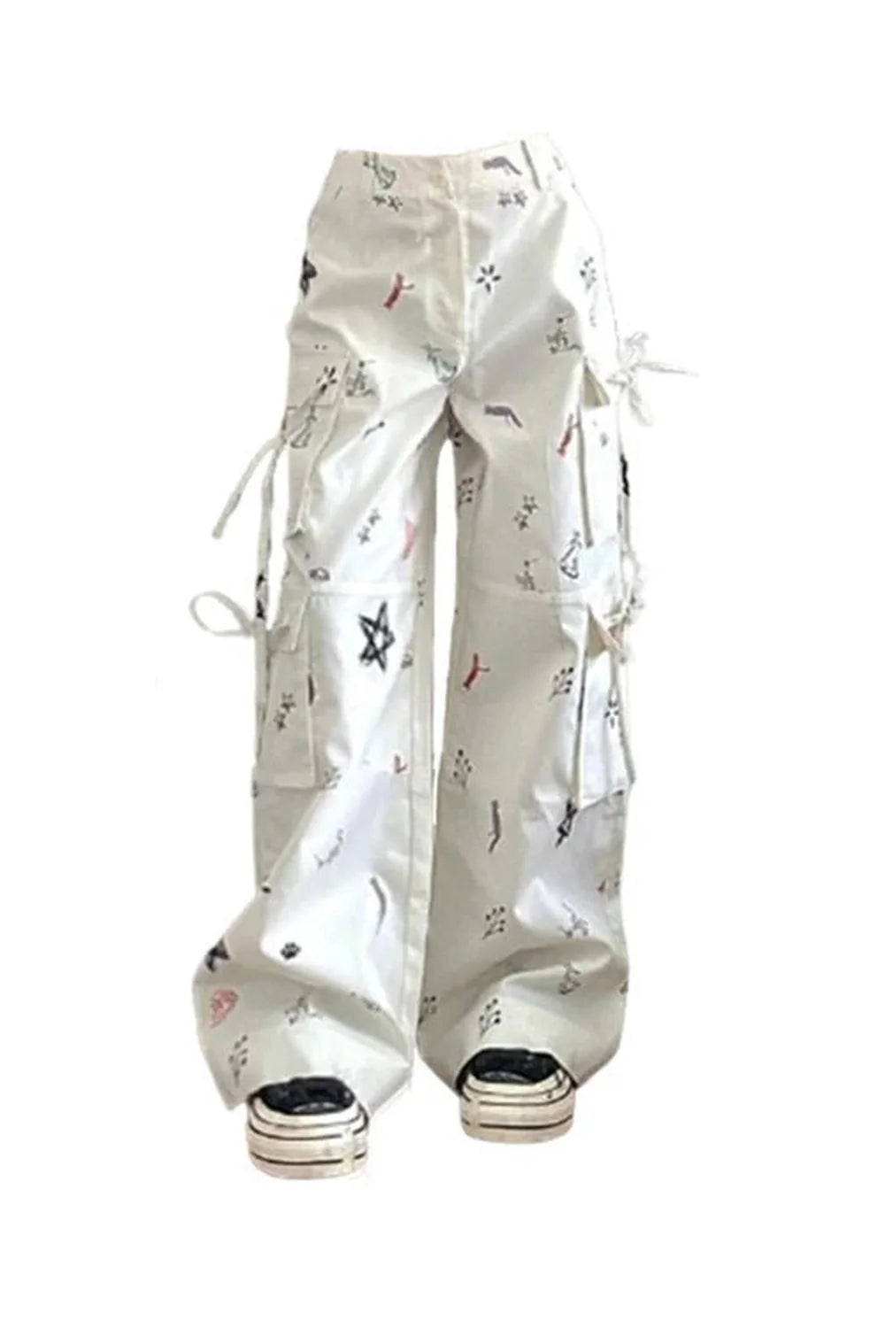 Pantalon cargo à notes nautiques