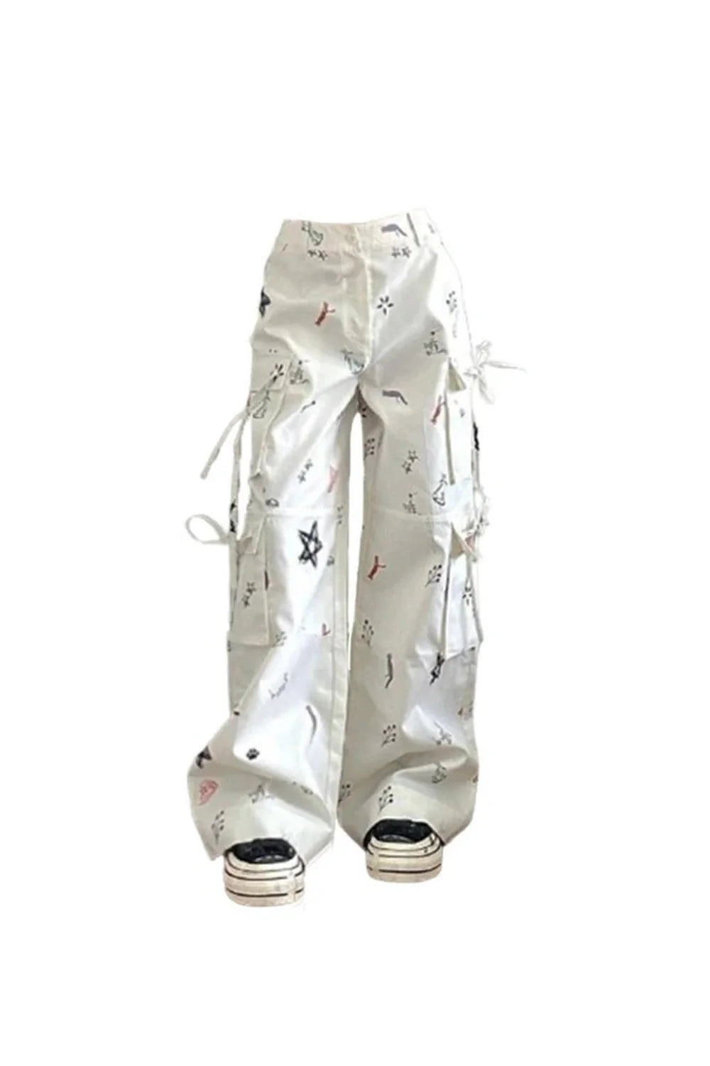Pantalon cargo à notes nautiques