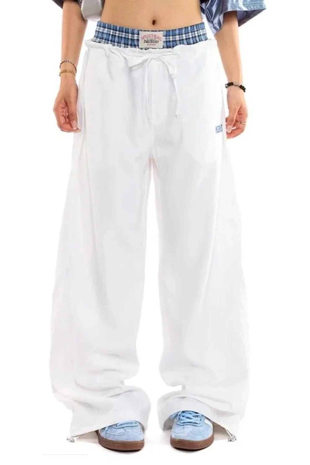 Navy Baggy Streetwear Pants