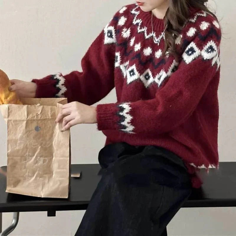 Strickpullover mit nordischem Charme