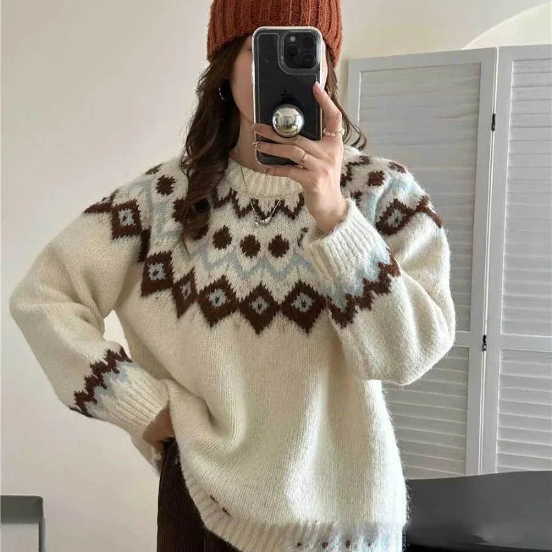 Strickpullover mit nordischem Charme