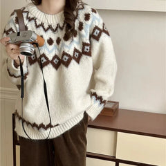 Strickpullover mit nordischem Charme