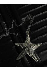 Ocean Spiral Star Pendant Necklace