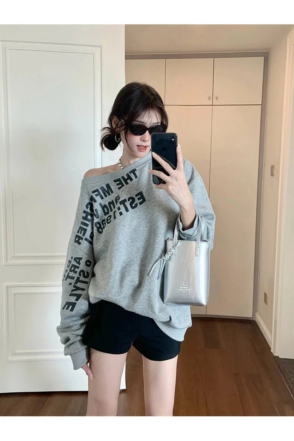 Fall Off-Shoulder Casual Statement Sweater