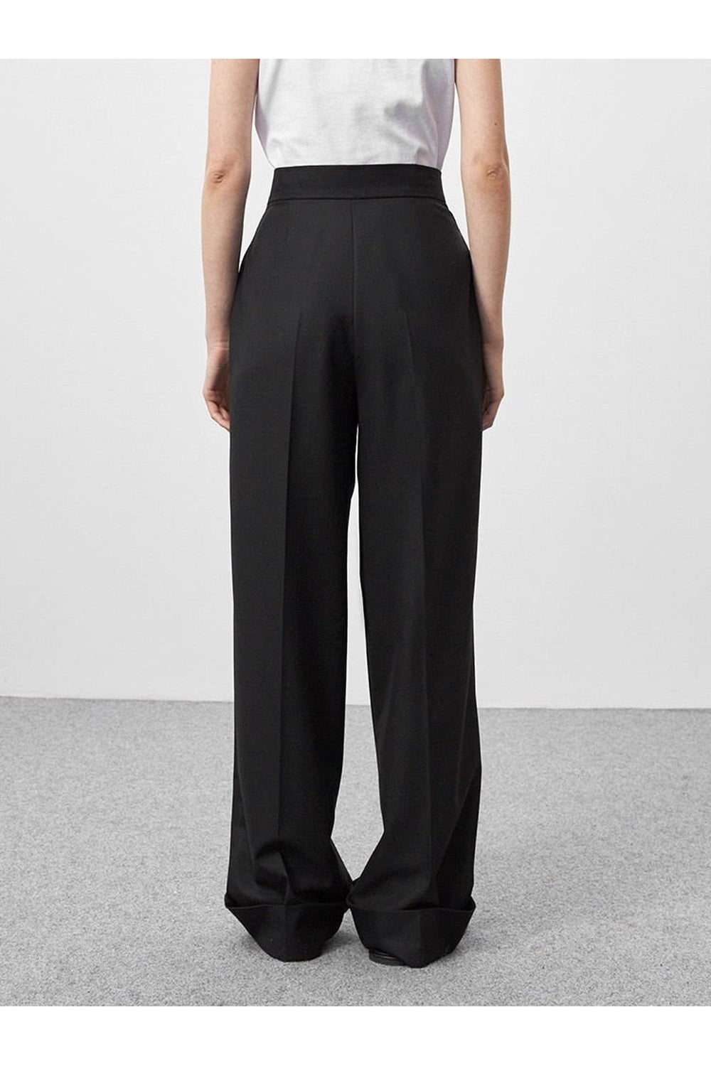 Pantalon taille haute Old Money