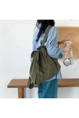 Olive Urban Drawstring Backpack