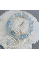 Opal Sea Blue Crystal Bracelet