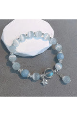 Opal Sea Blue Crystal Bracelet