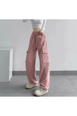 Oversized Cargo High Waist Women's Pants