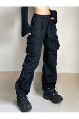 Pantalon cargo parachute surdimensionné