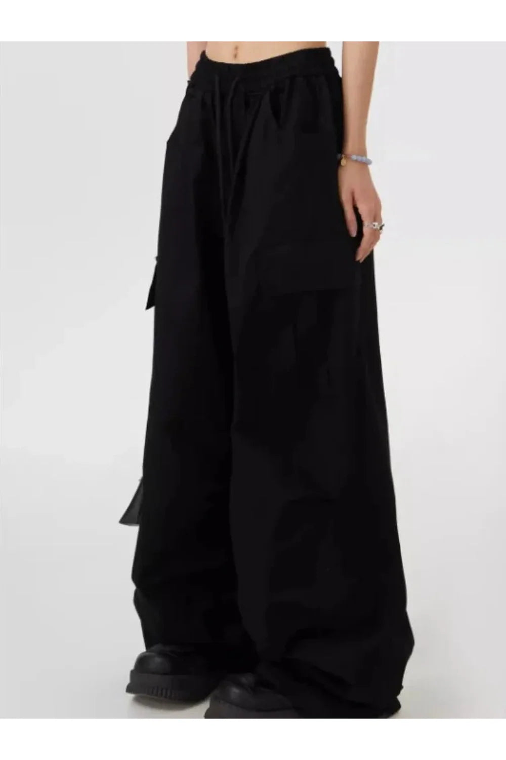 Oversized Cargo Parachute Pants