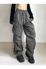 Pantalon cargo parachute surdimensionné